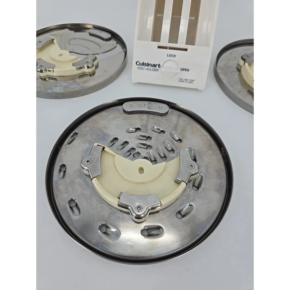 Cuisinart Food Processor Holder &‎ 3 Discs DLC-844TX, 837TX, 842TX DLC-8 DLC-10